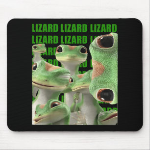 Lizard Lizard Lizard Funny Meme (2 Seite) _1 Mousepad