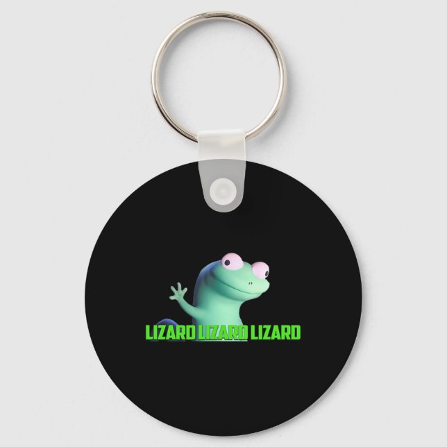 Lizard Lizard Lizard Funny Weirdcore Meme Viral Tr Schlüsselanhänger (Vorderseite)