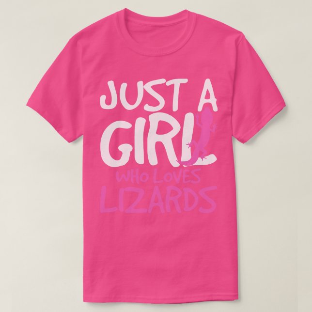 Lizard Lizard Lover Reptile T-Shirt (Design vorne)