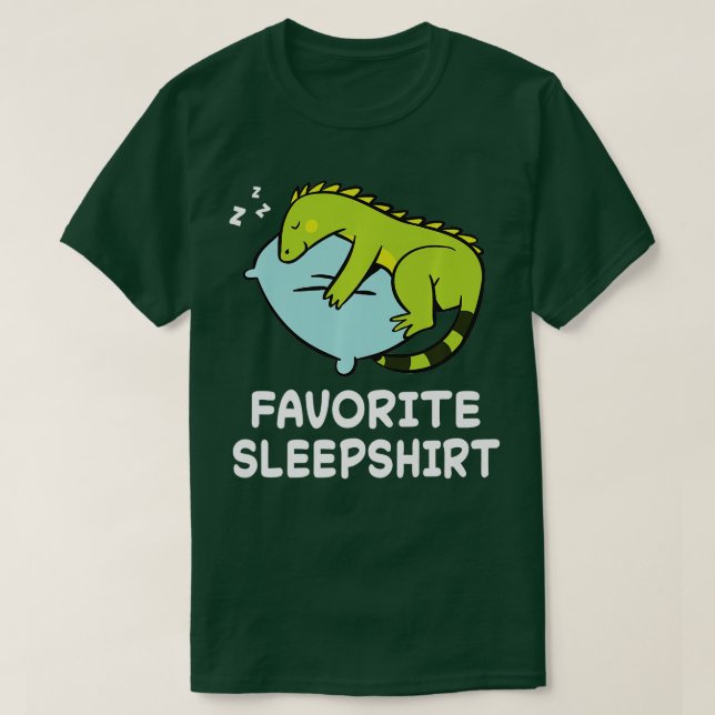Lizard Lizards Nickerchen Sleep Pajama Pajamas N T-Shirt (Design vorne)