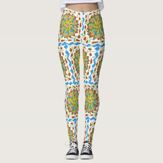 Lizard Mandala Leggings (Vorderseite)