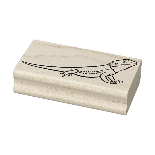 Lizard oder Iguana Reptile Gummistempel (Stempel)
