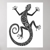 Lizard oder Salamander Doodle 2