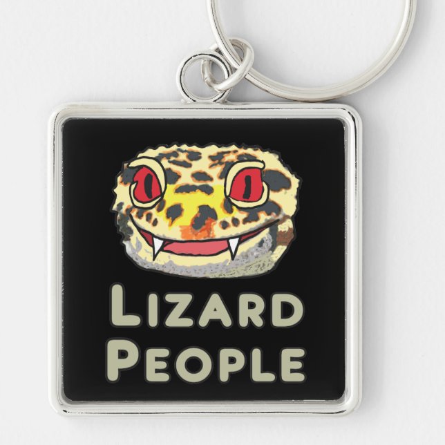 Lizard People Schlüsselanhänger (Vorne)