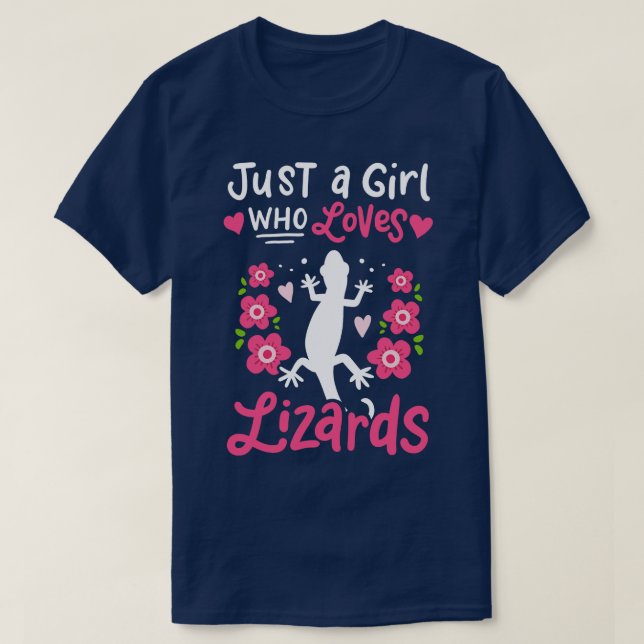 Lizard Reptile Lizard Lover T-Shirt (Design vorne)