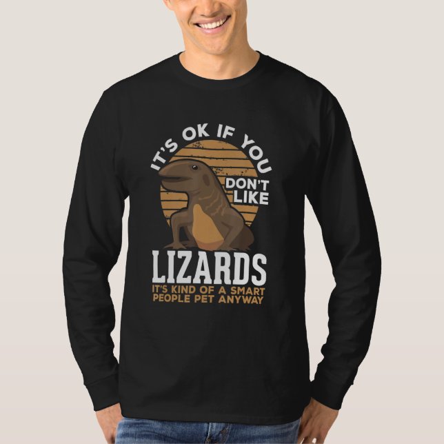Lizard Reptile Owner T-Shirt (Vorderseite)