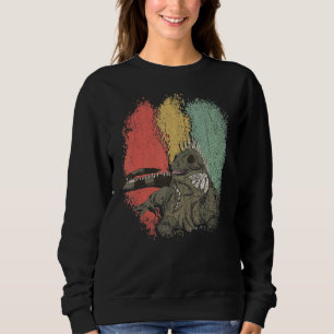 Lizard Reptile Tropical Animal Pet Eigentümer Retr Sweatshirt