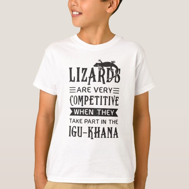 Lizard Reptiles Reptile Gecko Animal Dragon Gift T-Shirt (Vorderseite)