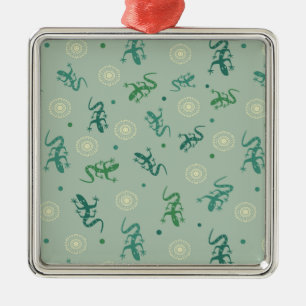 Lizard Silbernes Ornament