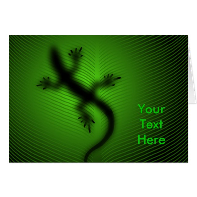 Lizard Silhouette (Vorderseite (Horizontal))