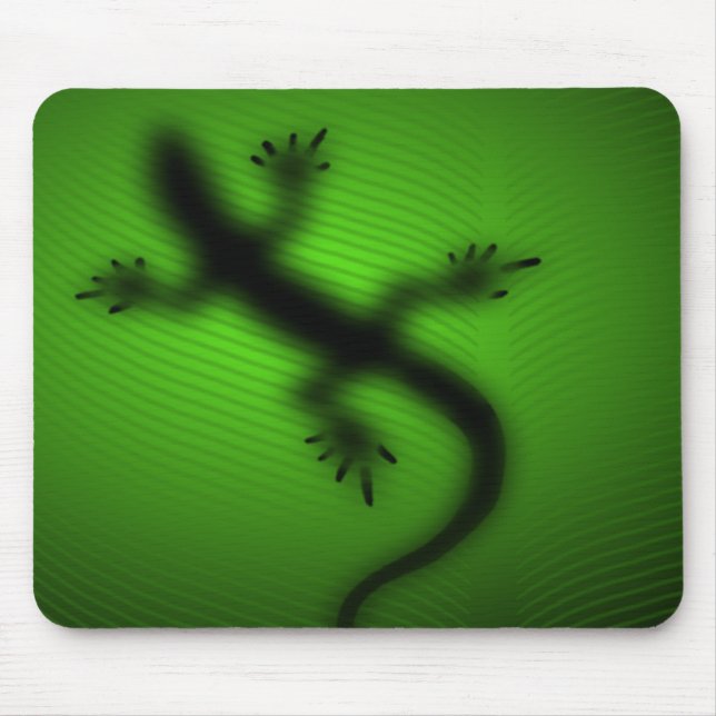 Lizard Silhouette Mousepad (Vorne)