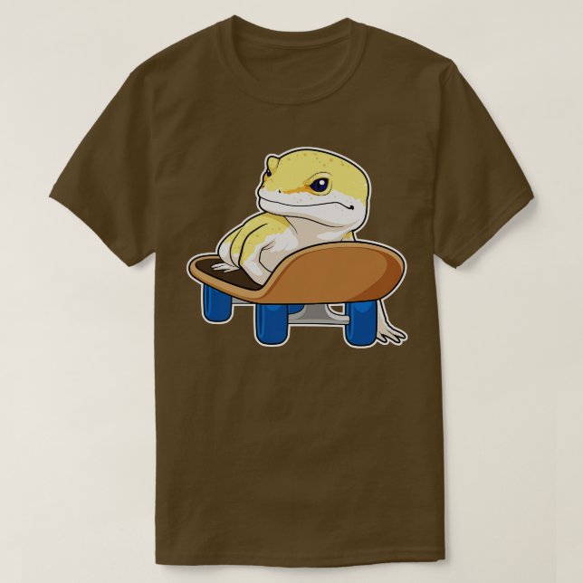 Lizard Skater Skateboard T-Shirt (Design vorne)