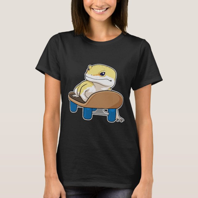 Lizard Skater Skateboard T-Shirt (Vorderseite)