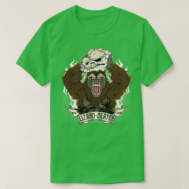 Lizard Slayer T-Shirt (Design vorne)