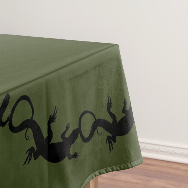 Lizard Tablecloth Reptile / Lizard Art Tablecloth Tischdecke (Beispiel)