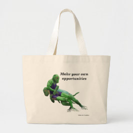 Lizard Warrior Wrestling Fantasy Art Tote Tasche