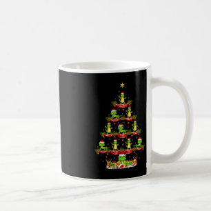 Lizard Xmas Lighting Santa Lizard Weihnachtsbaum Kaffeetasse