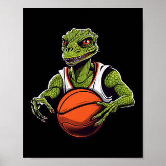 Lizards Basketball Poster