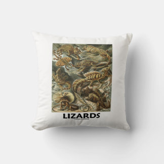 Lizards Ernest Haeckel Artforms of Nature Kissen