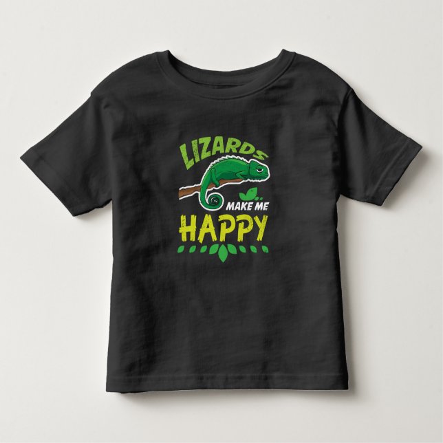 Lizards machen mich glücklich, Kostümgeschenke zu  Kleinkind T-shirt (Vorderseite)