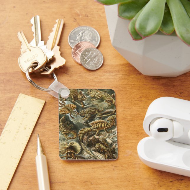 Lizards von Ernst Haeckel Vintag Lacertilia Animal Schlüsselanhänger (Schreibtisch)