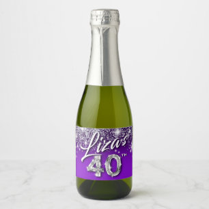 Liza's 40. Geburtstag Silberter Glitzer Lila
