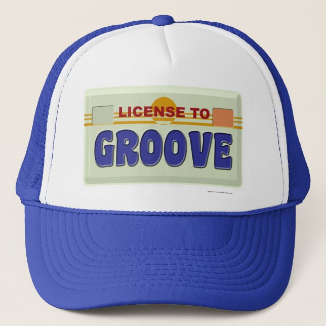 Lizenz für Groove Fun Party Slogan Art Truckerkappe (Vorderseite)