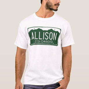 Lizenz-Platten-T - Shirt ALLISON Colorado