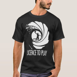 Lizenz zum Basketball-Spielen T-Shirt Design