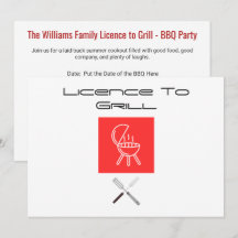 Lizenz zum Grillen: Bold BBQ Humor Party