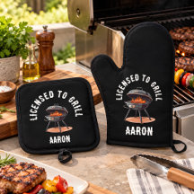 Lizenz zum Grillen Dad Grillmeister Kochen Bbq