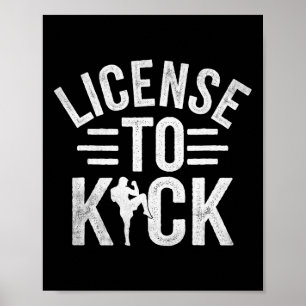 Lizenz zum Kicken Kickboxen Kickbox Kickboxer _1 Poster
