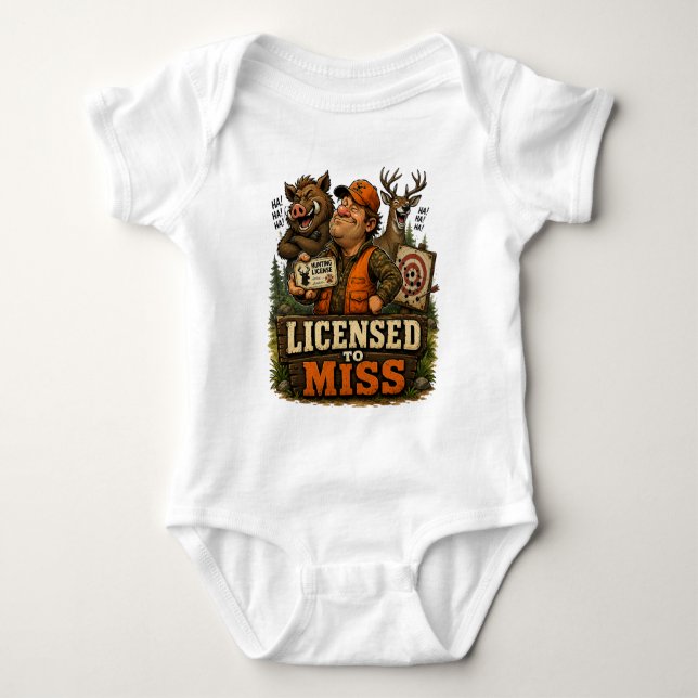 Lizenz zum Verfehlen Baby Strampler (Vorderseite)