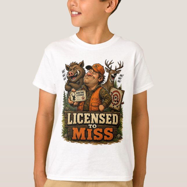 Lizenz zum Verfehlen T-Shirt (Vorderseite)