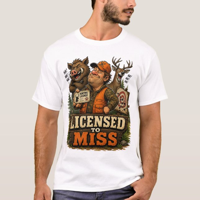 Lizenz zum Verfehlen T-Shirt (Vorderseite)