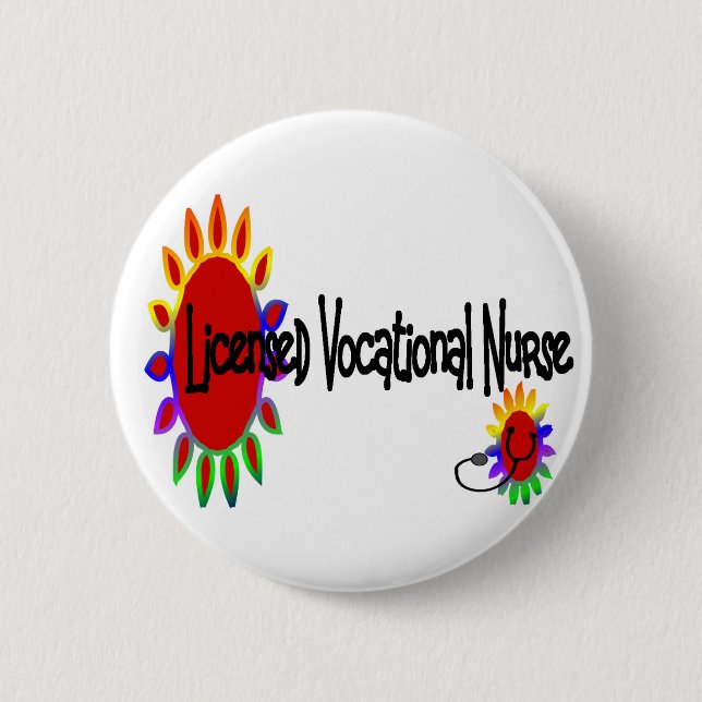 lizenzierte Berufsschwester Button (Vorderseite)