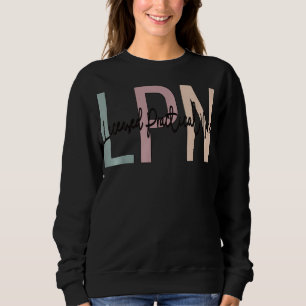 Lizenzierte Krankenschwester Boho LPN Krankenschwe Sweatshirt