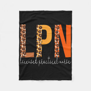 Lizenzierte Krankenschwester Leopard Herbst Herbst Fleecedecke