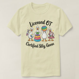 Lizenzierte OT Gans Zertifizierte Alberne Gänse T-Shirt