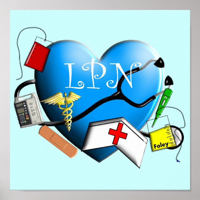 Lizenzierte praktische Krankenversicherung Leinwan Poster (Vorne)