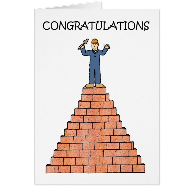 Lizenzierte zertifizierte Mason Glückwünsche (Vorne)