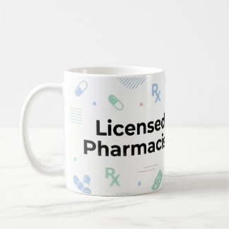 Lizenzierter Apotheker Personalisierter Becher | M Kaffeetasse