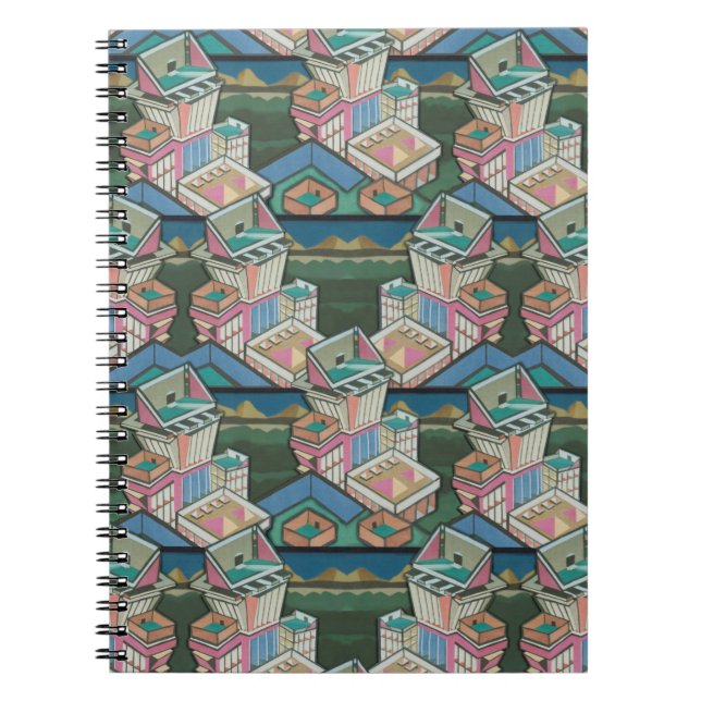 Lizenzierung für 3D-Collage in Wildleder Notizblock (Vorderseite)