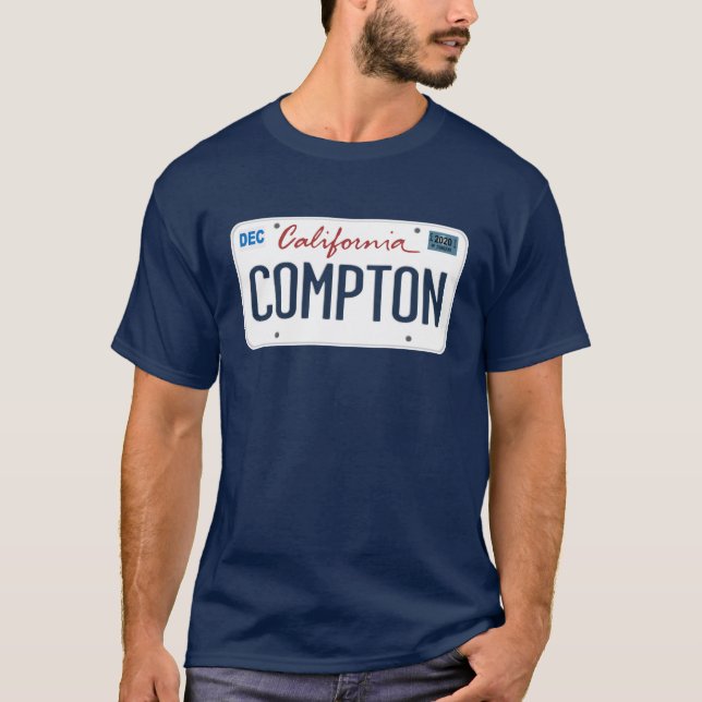 Lizenzplatte Compton California T Shirt (Vorderseite)