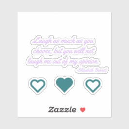 Lizzie Bennet Laptop Sticker