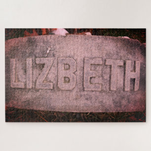 Lizzie Borden Gravestone 'Lizbeth' Fall River, MA Puzzle