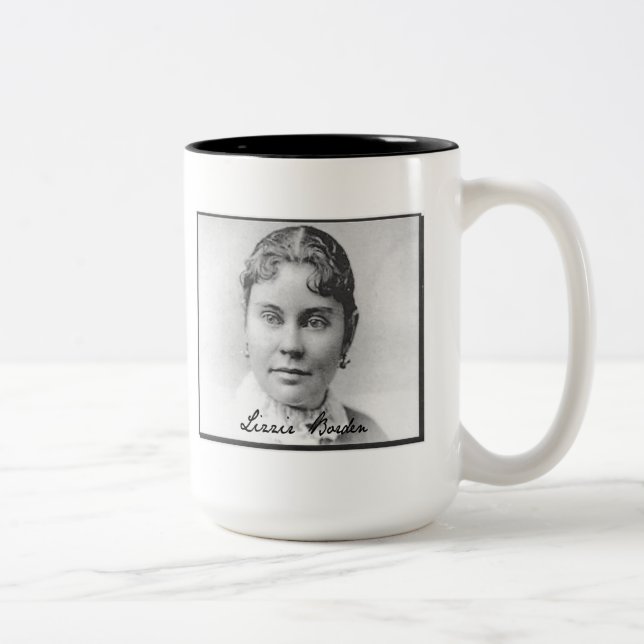 Lizzie Borden Zweifarbige Tasse (Rechts)