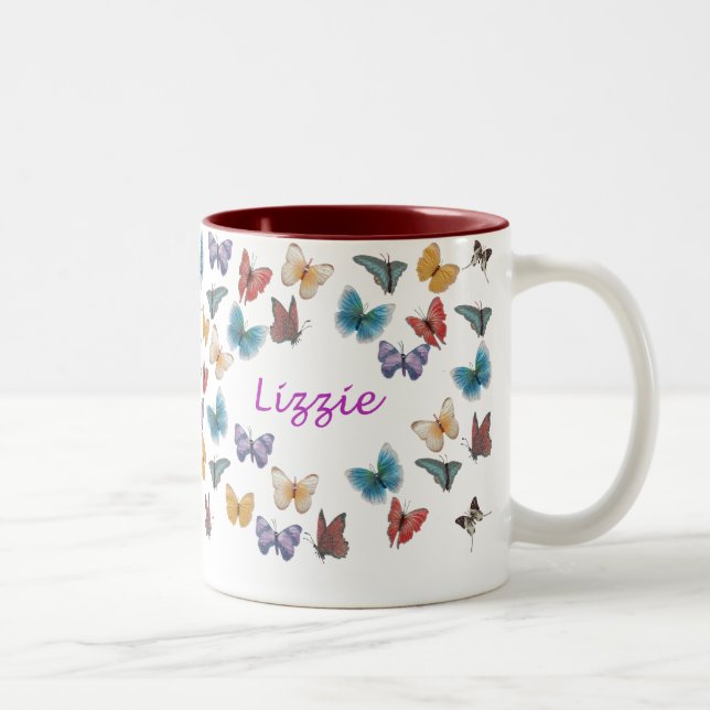 Lizzie Zweifarbige Tasse (Rechts)