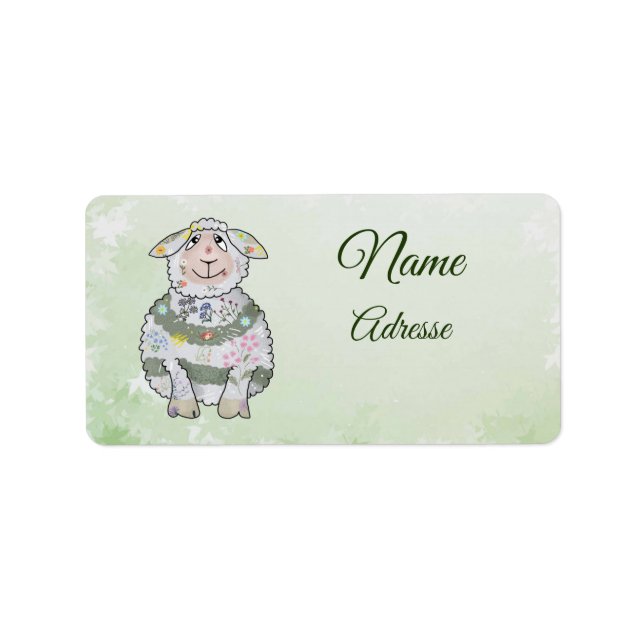 Lizzy Adressaufkleber (Vorne)