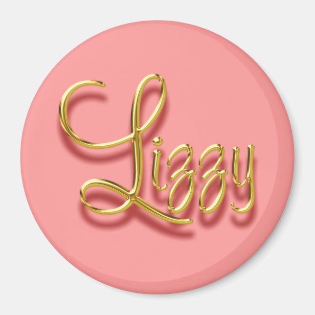 Lizzy gold Magnet (Vorne)